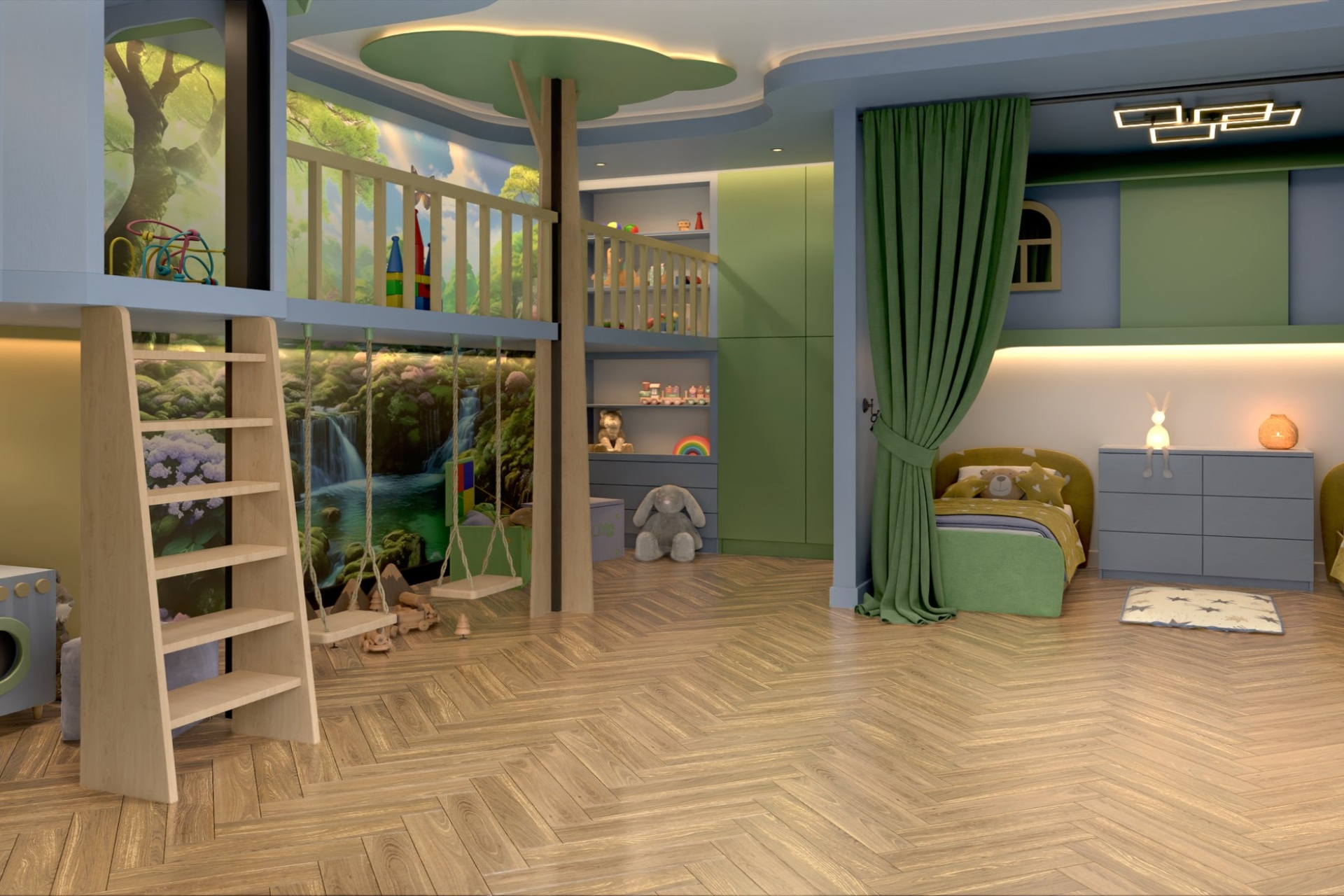 Инженерный паркет «Damy Floor» Натуральный (укладка елочкой) — купить в Иркутске