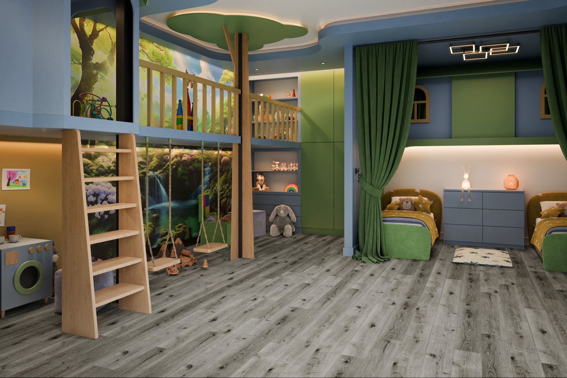 Усовершенствованная кварц-виниловая плитка «Damy Floor» Дуб Состаренный Серый (1227*187*2,5 мм) — купить в Иркутске