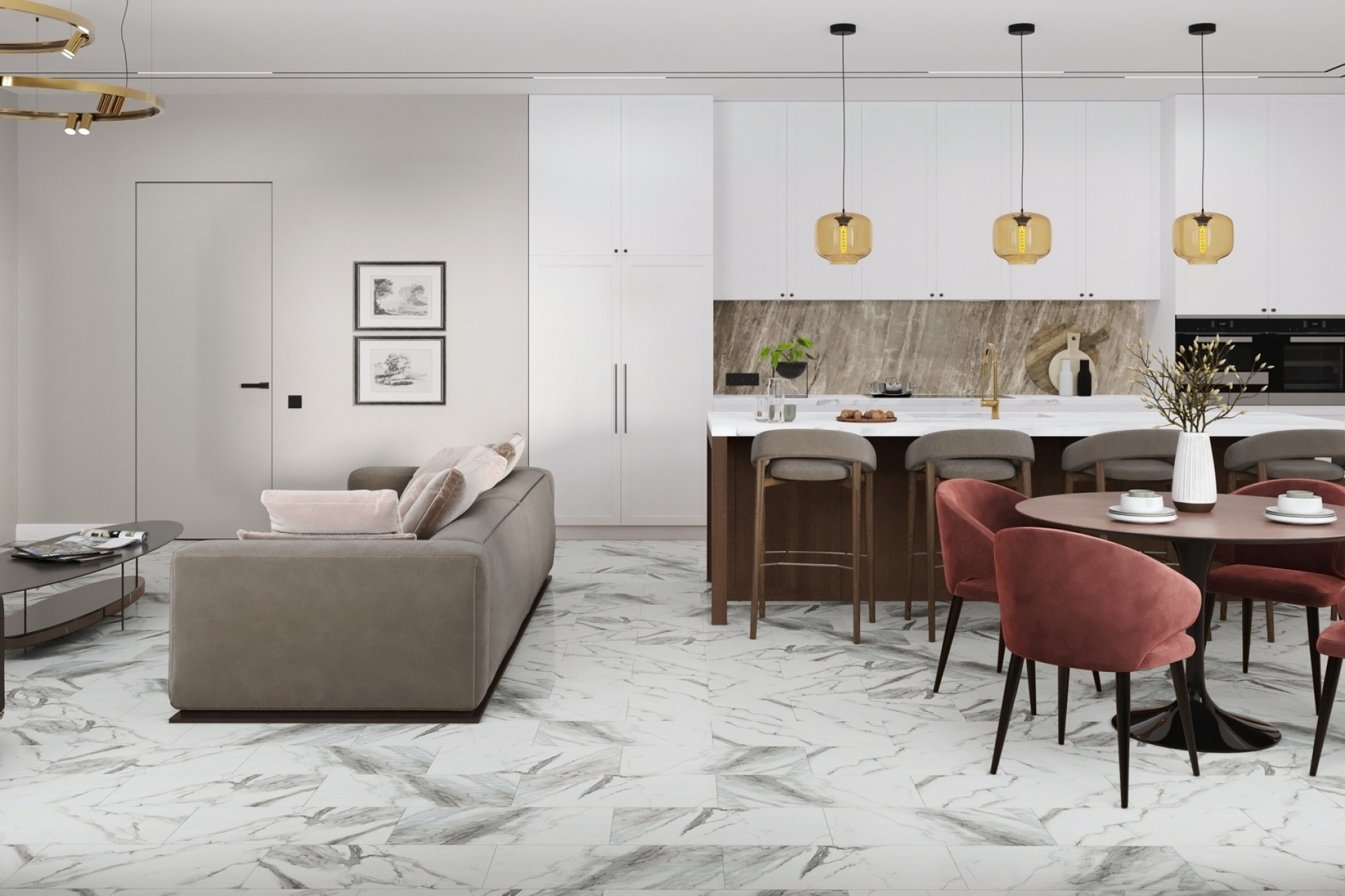 SPC плитка «Damy Floor» Эверест (610*305*5 мм) — купить в Иркутске