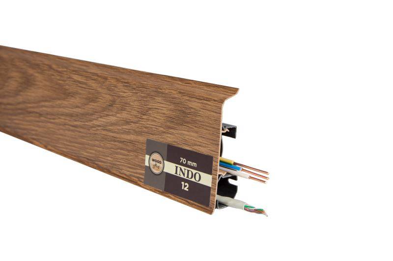 Плинтус "Arbiton" Indo Дуб Темный (2500*26*70 мм) — купить в Иркутске