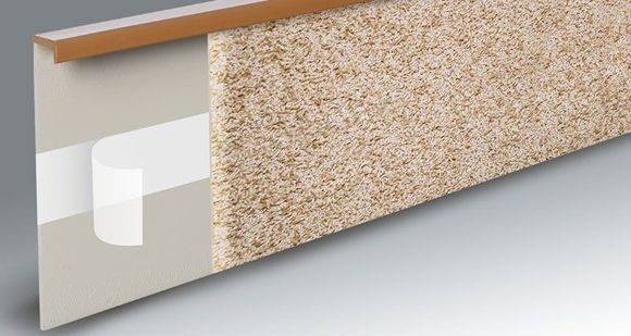 Плинтус для ковролина "Korner" Listwa графит (2500*13,8*50 мм) — купить в Иркутске