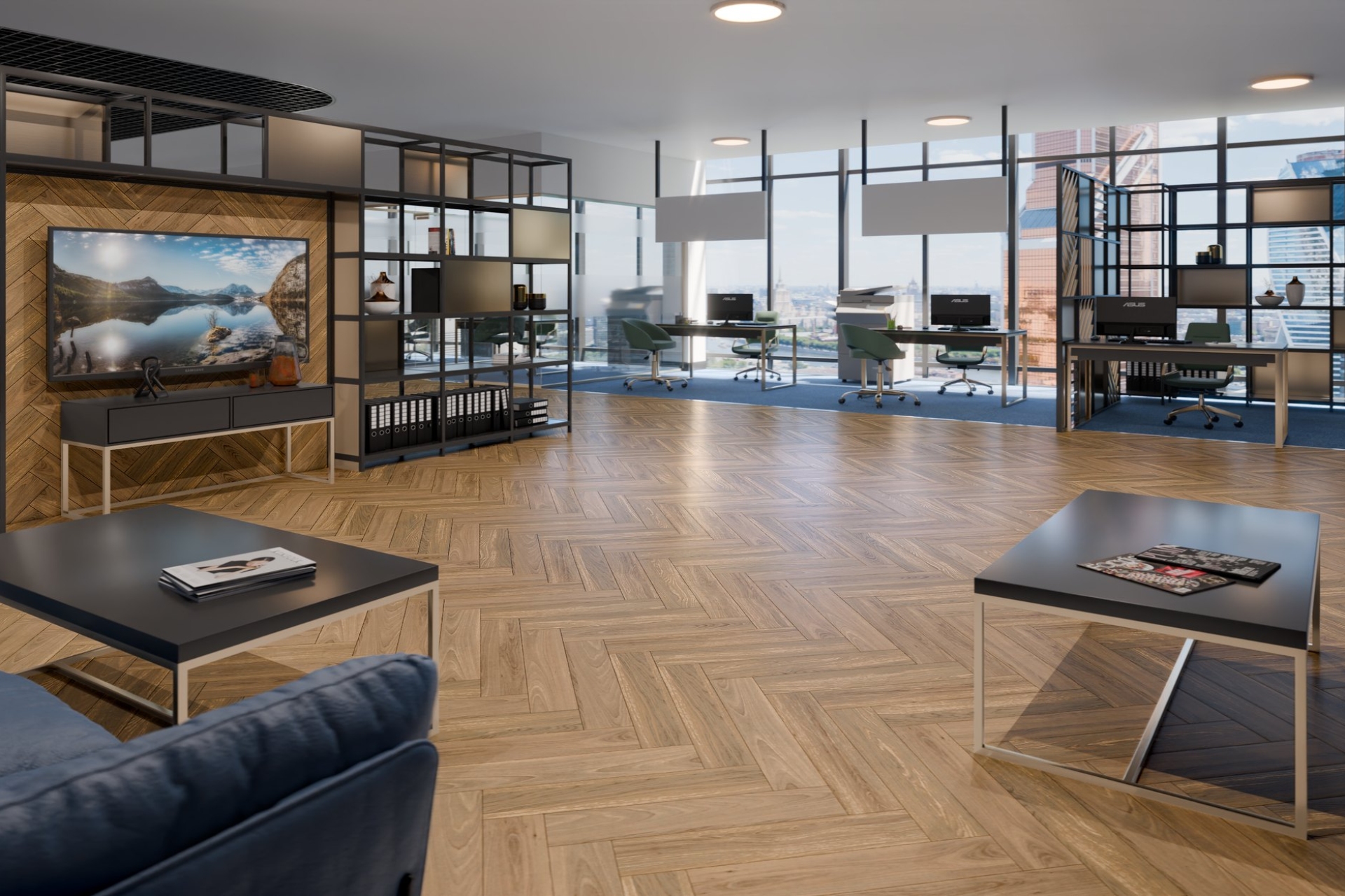 Инженерный паркет «Damy Floor» Натуральный (укладка елочкой) — купить в Иркутске