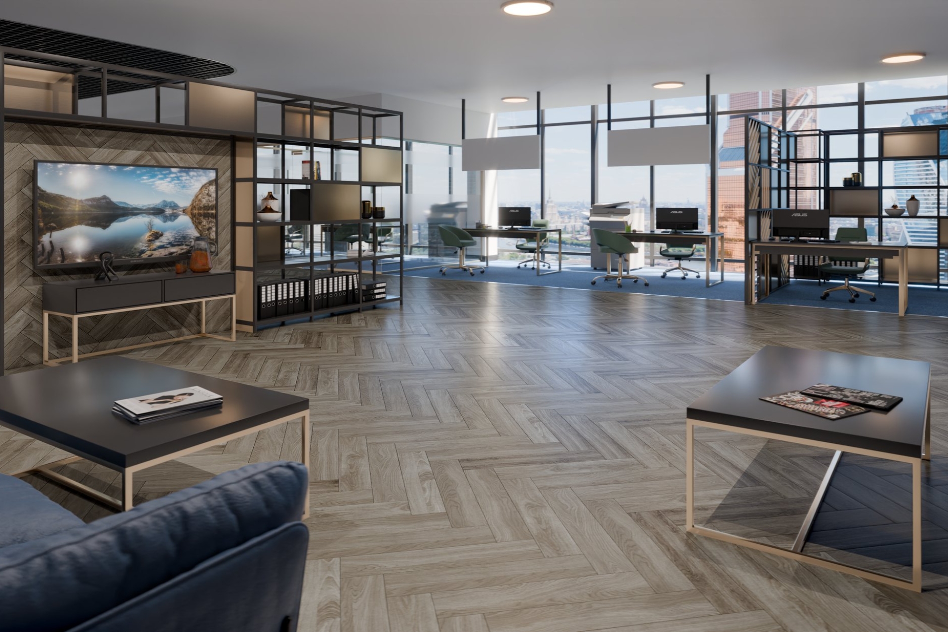 Инженерный паркет «Damy Floor» Скандинавский (укладка елочкой) — купить в Иркутске