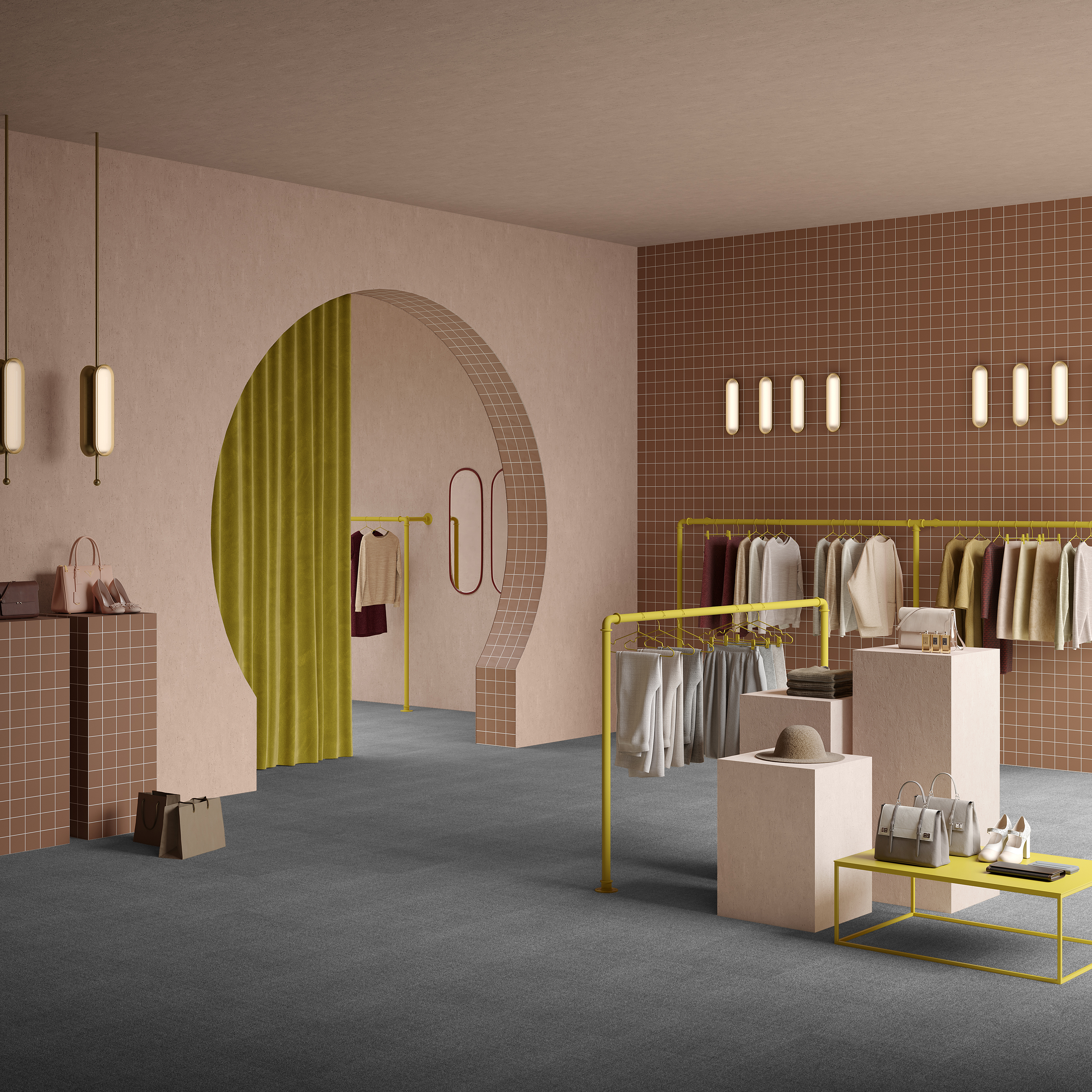 Ковровая плитка Mantra Tile 97 (500*500*6 мм) — купить в Иркутске