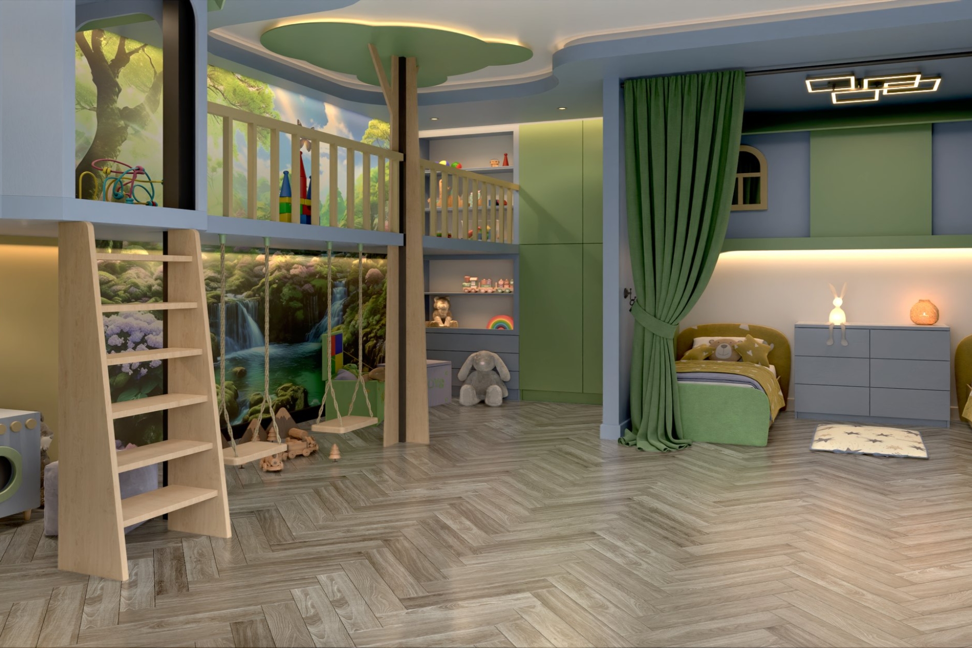 Инженерный паркет «Damy Floor» Скандинавский (укладка елочкой) — купить в Иркутске