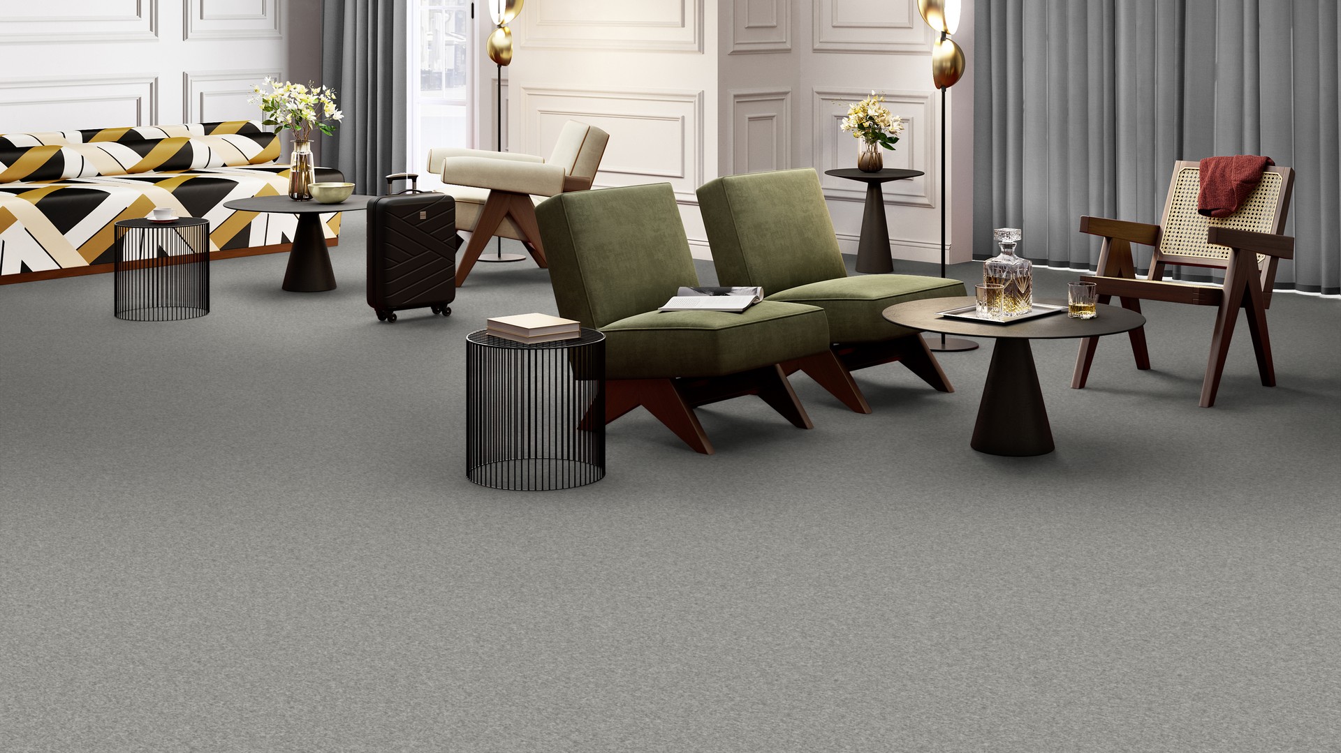 Ковровая плитка Medusa Tile 94 (500*500*5 мм) — купить в Иркутске