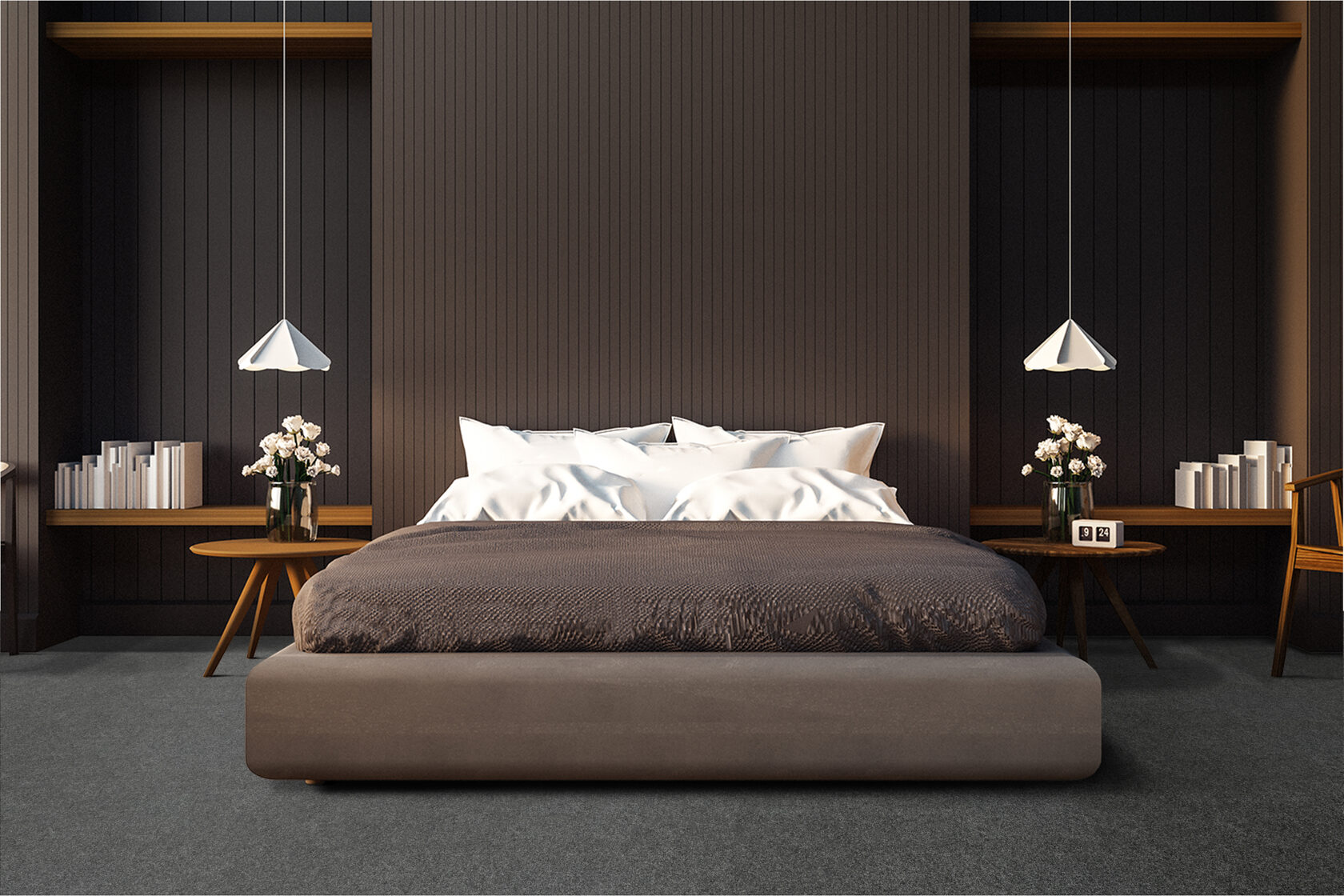 Ковровое покрытие "Bonkeel" Color Rib Ebony 98 (ширина 1м/3м/4м) — купить в Иркутске