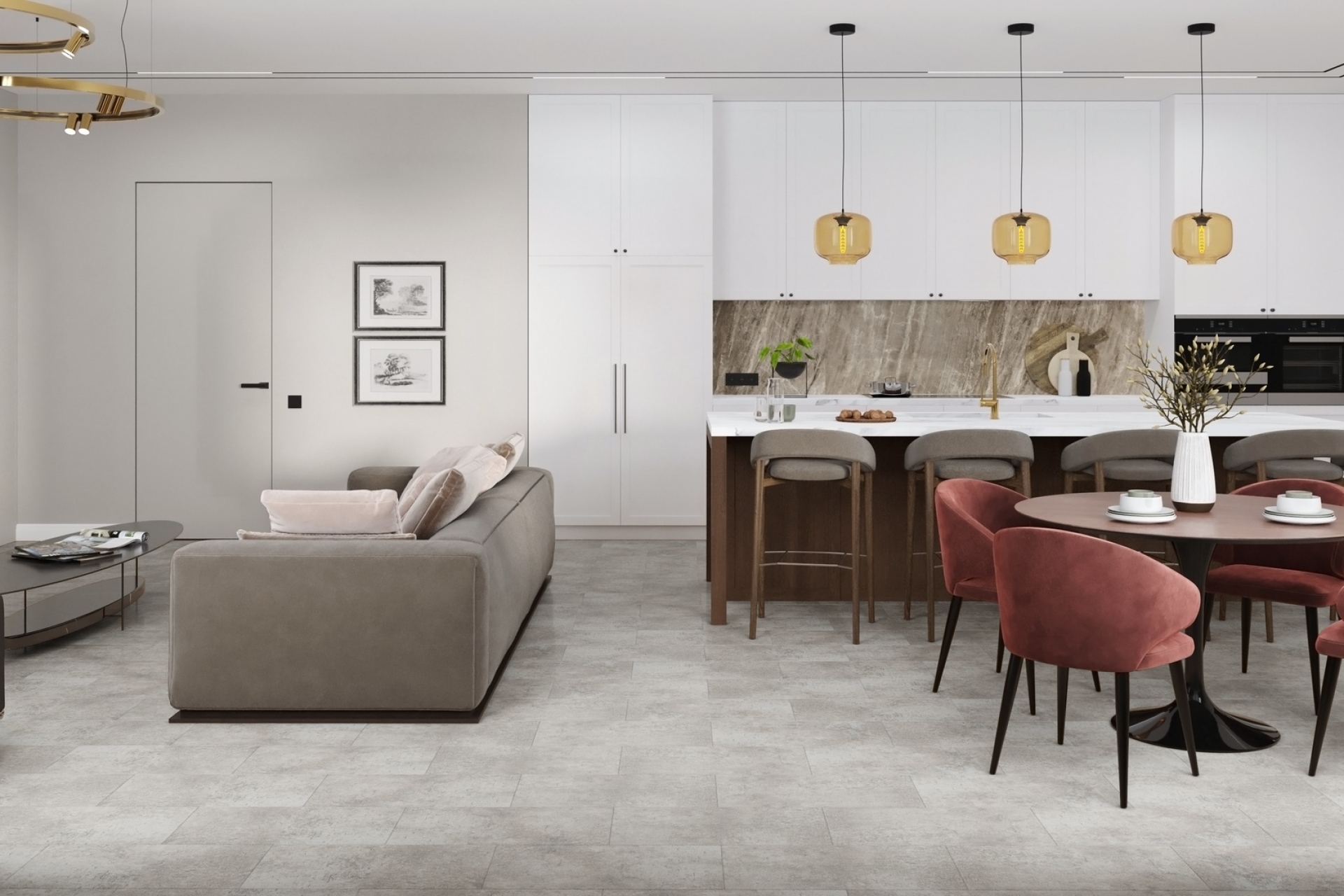 SPC плитка «Damy Floor» Фудзияма (610*305*5 мм) — купить в Иркутске