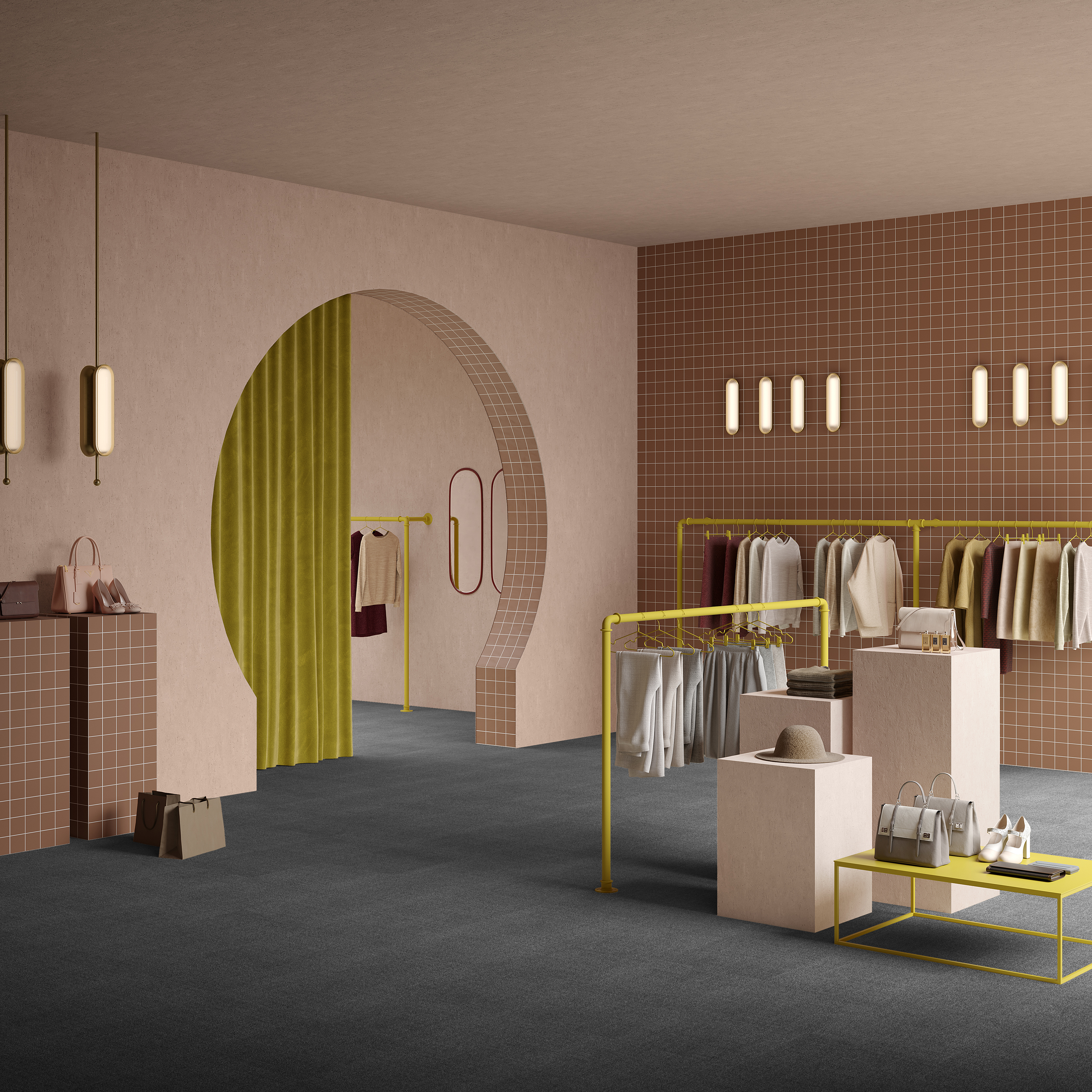 Ковровая плитка Mantra Tile 98 (500*500*6 мм) — купить в Иркутске