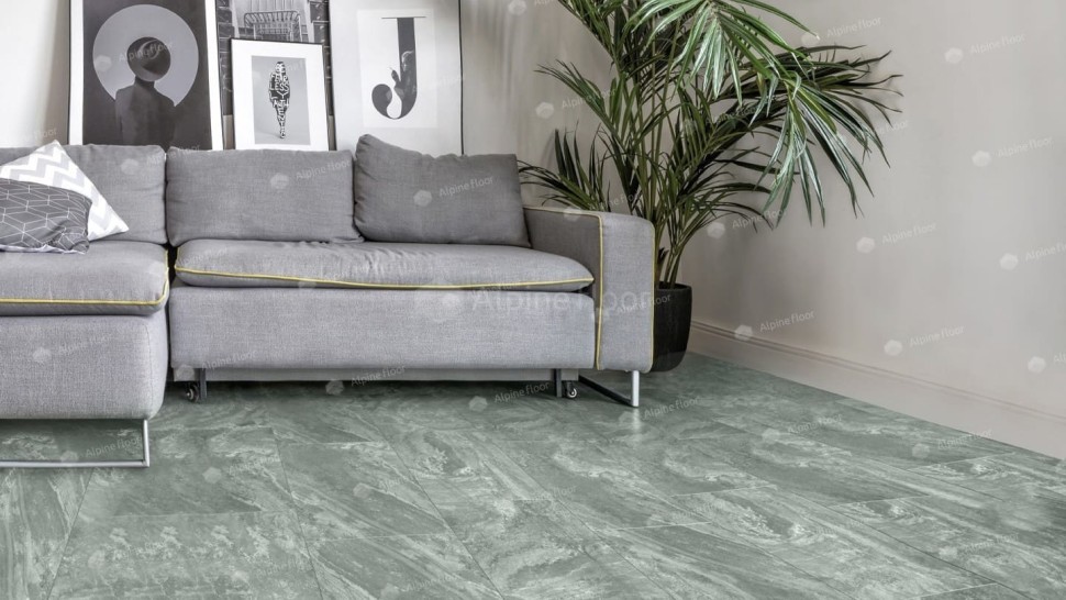 Виниловая плитка "Alpine Floor" Light Stone Хэмпшир (608*303*2,5 мм) — купить в Иркутске