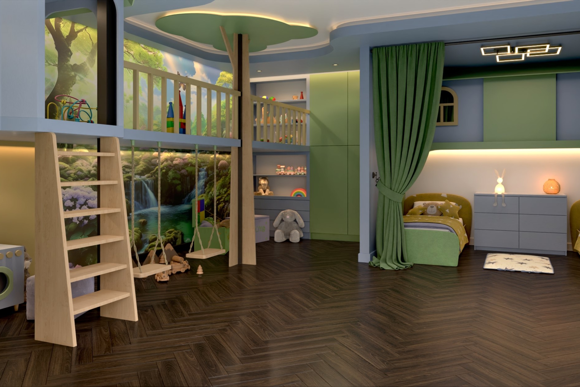 Инженерный паркет «Damy Floor» Каштановый (укладка елочкой) — купить в Иркутске